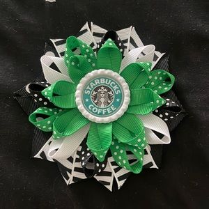 Starbucks Hair Bow